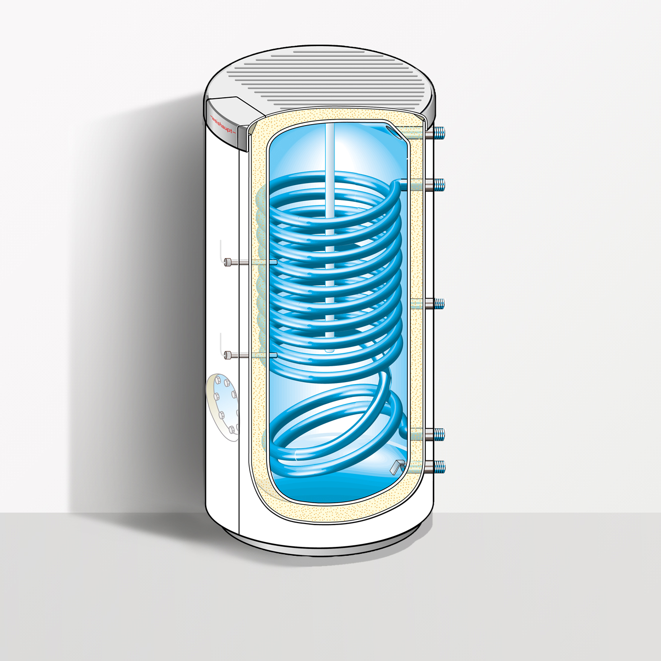Trinkwasserspeicher für Gebäudekomplexe